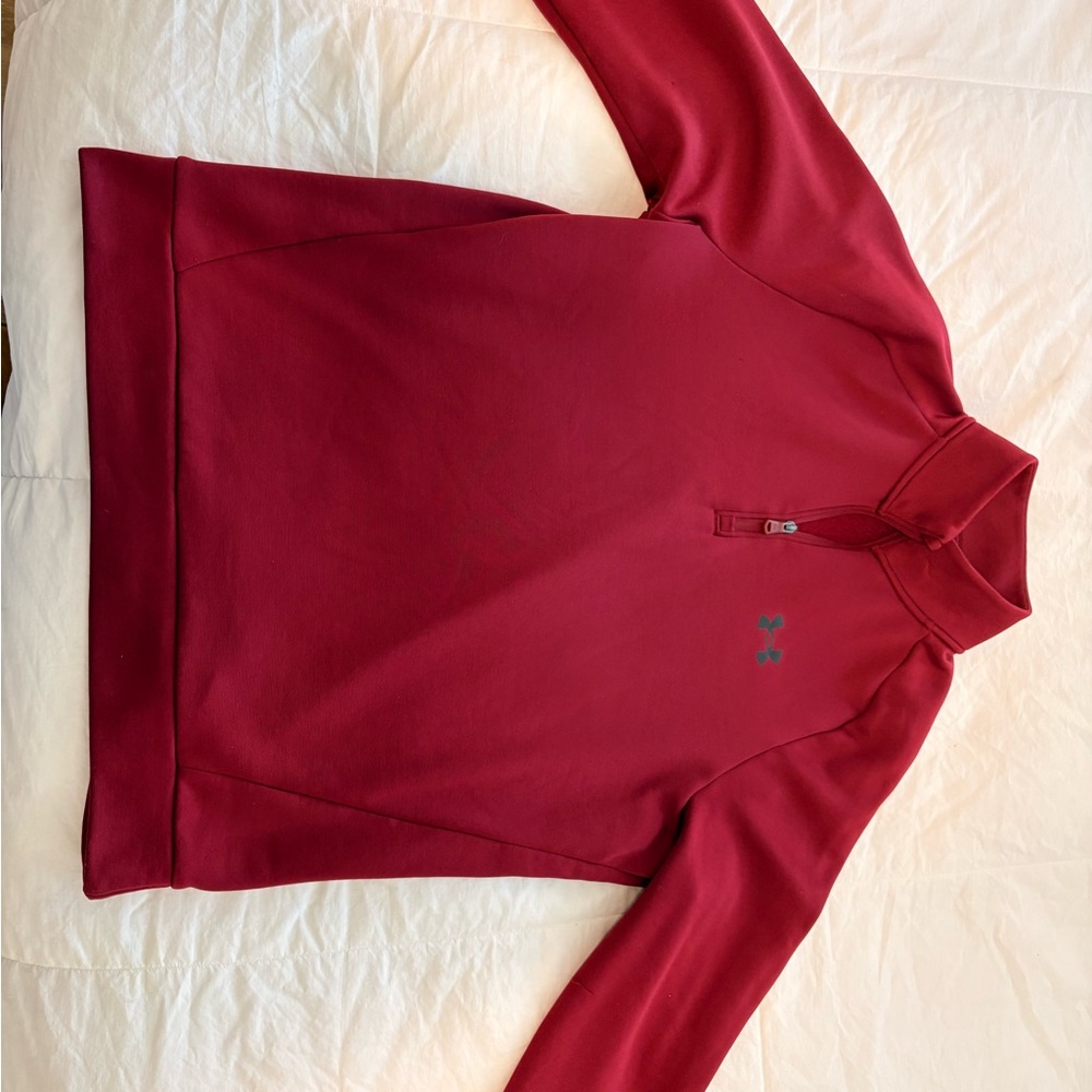 Under Armour Maroon Quarter-Zip Pullover